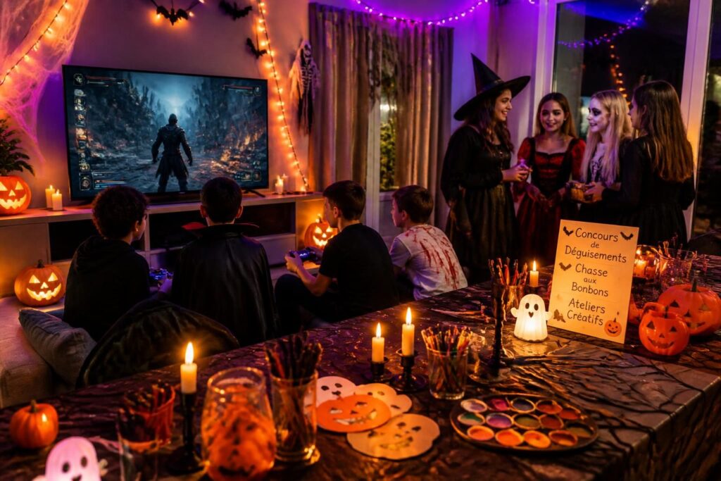 découvrez des idées de jeux vidéo et d'activités originales pour organiser une fête d'halloween inoubliable, pleine de frissons et de fun pour tous les âges.