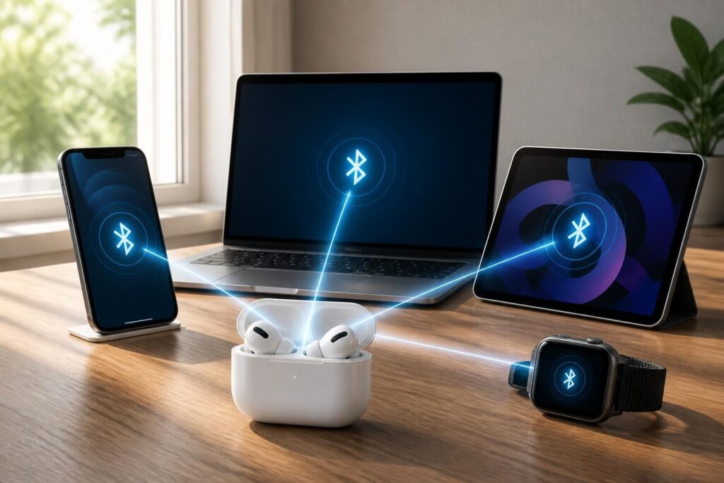 découvrez comment connecter rapidement et facilement vos airpod pro à tous vos appareils apple pour une expérience audio sans fil optimale.