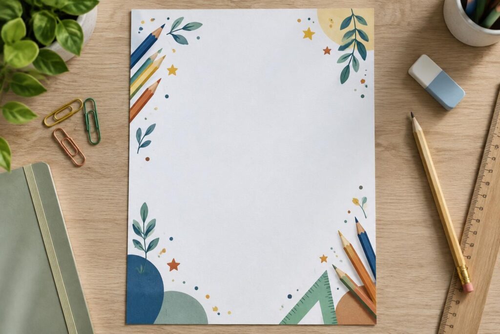 découvrez comment créer une page de garde en français au design soigné pour présenter vos documents scolaires avec style et clarté.