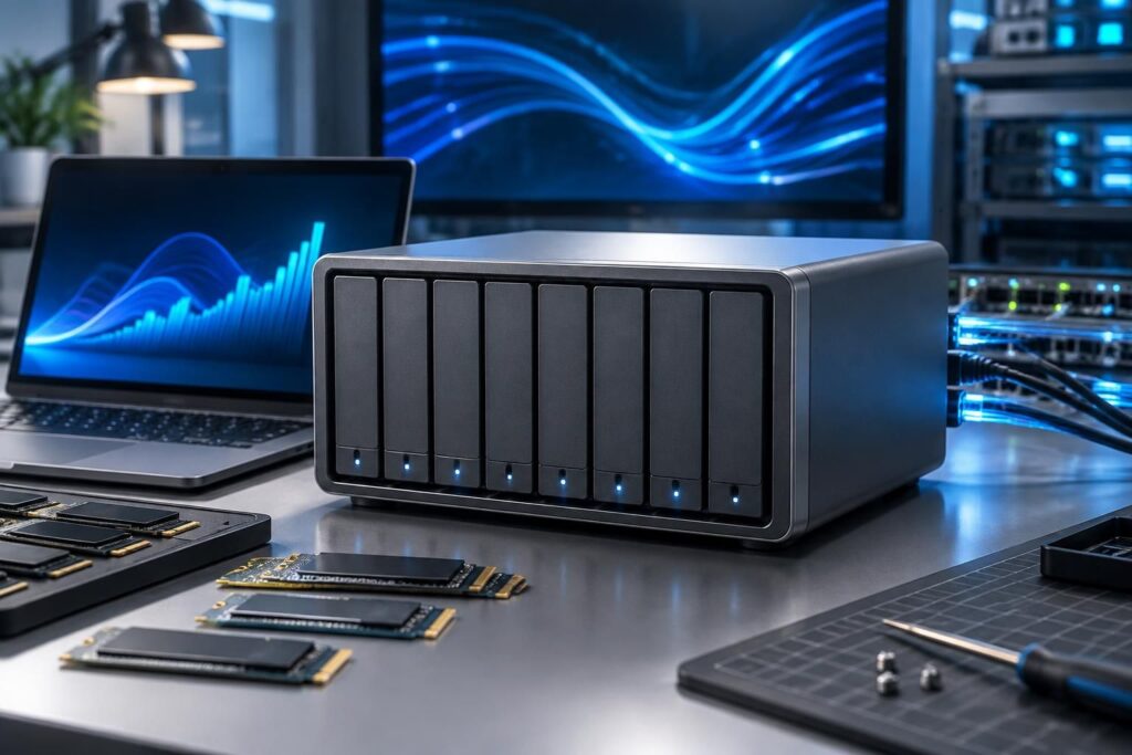 découvrez notre test du terramaster f8 ssd plus : performances, fonctionnalités et polyvalence de ce nas ssd pour le stockage et le partage de vos données.